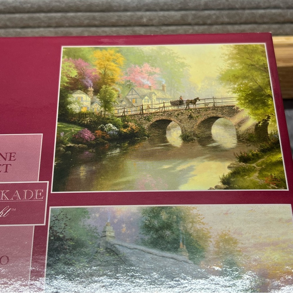 Thomas Kinkade 2 in 1 - 100 piece ea. mini puzzle-NEW in box-Unopened - Picture 4 of 8